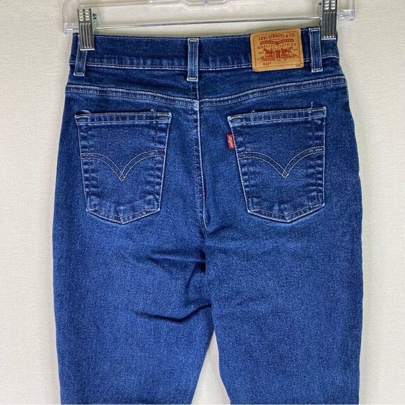 Levi’s Jeans Girls Blue Denim 517 Flare Y2K Vintage Stretch 5 Pockets 10 1/2 - Picture 6 of 9